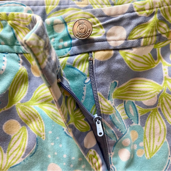 Lilly Pulitzer Vintage Womens Sea Life Straight Leg Pants Size 8 - Picture 3 of 13